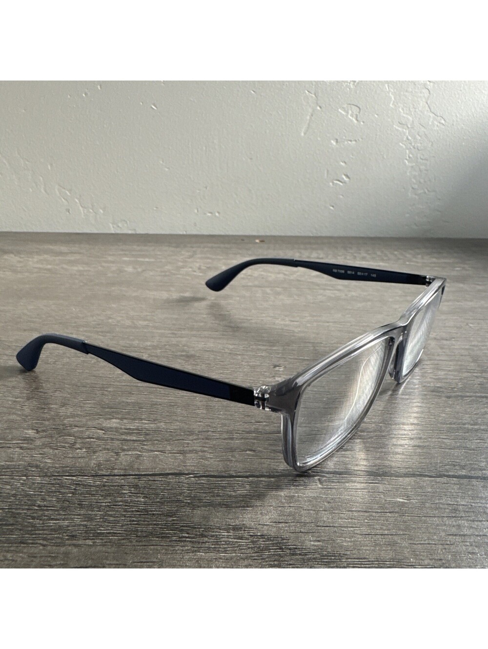 Ray-Ban RB7056 5814 Grey Blue Eyeglasses FRAMES ONLY 55-17-145